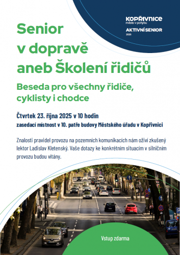Senior v dopravě aneb školení řidičů