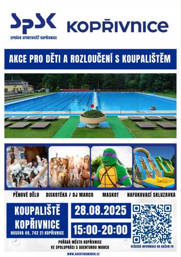 Akce pro děti a rozloučení s koupalištěm