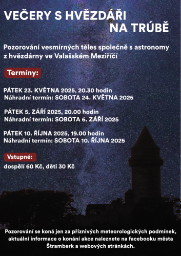 Večery s hvězdáři na Trúbě