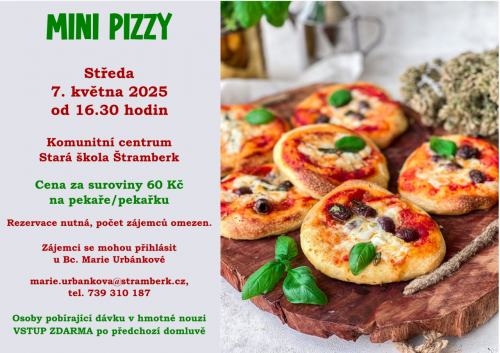Mini Pizzy - společné pečení
