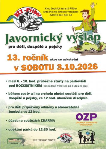 Javornický výšlap 2026
